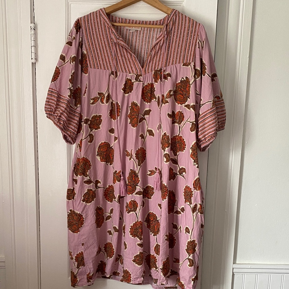 Knox rose boho Floral  Dress size xl pockets